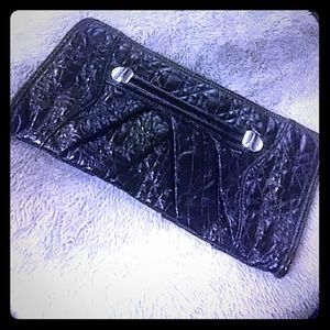 Black clutch bag